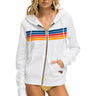 5 STRIPE HOODIE - WHITE 2 Hoodie Aviator Nation 