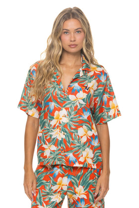 UNISEX COTTON LUXE POPLIN RESORT SHIRT