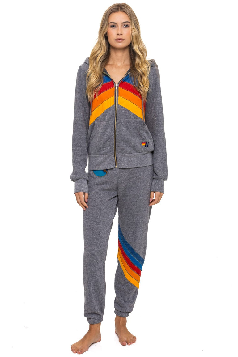 ALL SEASONS CIRCLE CHEVRON SWEATPANTS - HEATHER