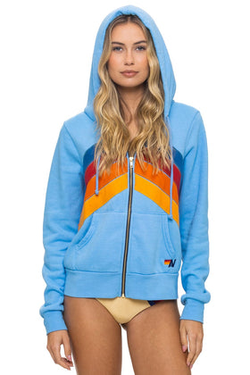 MOUNTAIN STITCH CHEVRON 4 ZIP HOODIE