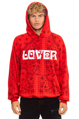 BANDANA LOVER RELAXED PULLOVER HOODIE