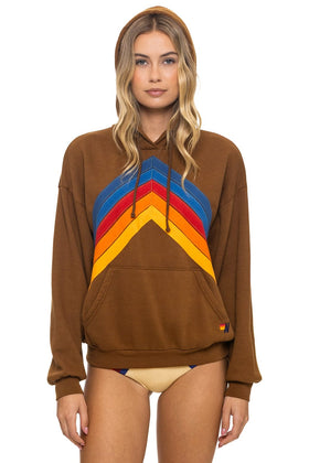 MOUNTAIN STITCH CHEVRON PULLOVER HOODIE RELAXED