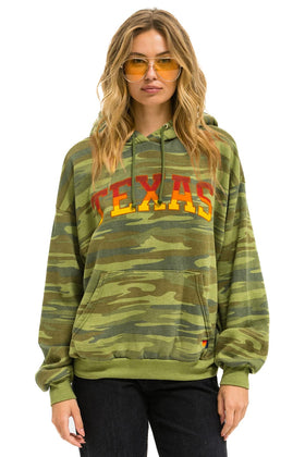 UNIVERSITY OF TEXAS PULLOVER HOODIE RELAXED