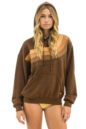 WAVE STRIPE 4 PULLOVER HOODIE RELAXED