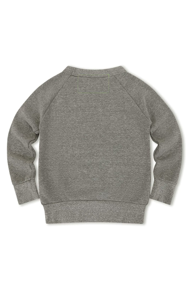 KID'S 5 STRIPE SWEATSHIRT - HEATHER GREY