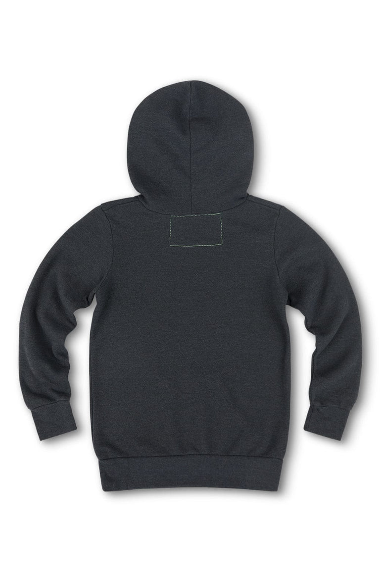 KID'S SMILEY 2 PULLOVER HOODIE - CHARCOAL