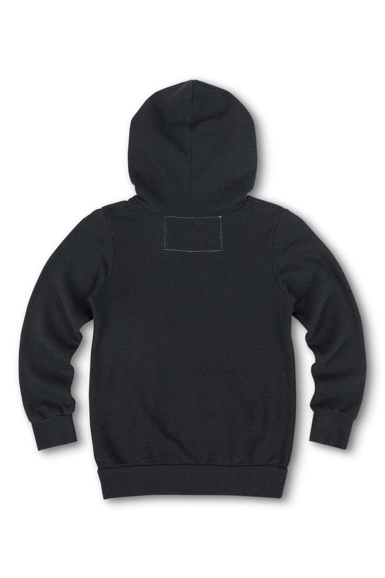 KID'S 5 STRIPE HOODIE - CHARCOAL