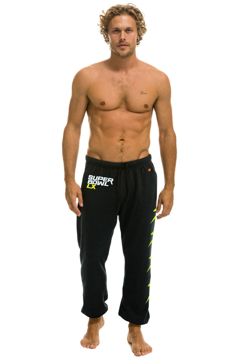 SUPER BOWL 2026 BOLT UNISEX SWEATPANTS - CHARCOAL
