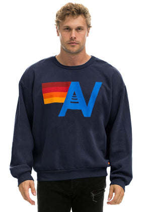 LOGO RELAXED CREW SWEATSHIRT