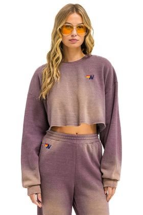 ESSENTIAL CROPPED CREW SWEATSHIRT RELAXED