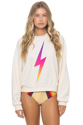 BOLT FADE RELAXED CREW SWEATSHIRT