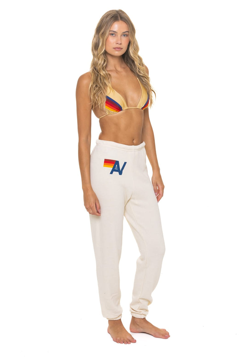 LOGO SWEATPANTS - VINTAGE WHITE