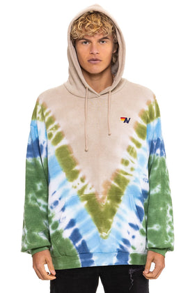 HAND DYED V RELAXED PULLOVER HOODIE