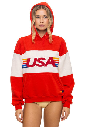 USA RELAXED PULLOVER HOODIE