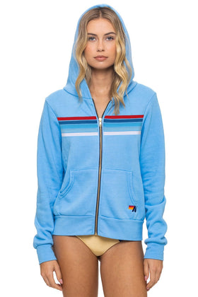 5 STRIPE AMERICA ZIP HOODIE