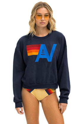 LOGO RELAXED CREW SWEATSHIRT