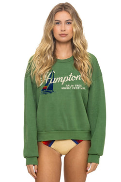 PALM TREE FEST HAMPTONS 2026 CREW SWEATSHIRT RELAXED - PALM