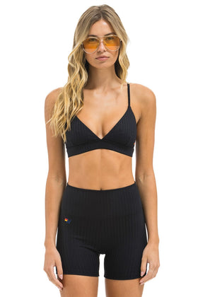 WIDE RIB TRIANGLE ADJUSTABLE SPORTS BRA