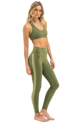 FULL LENGTH HI-RISE 5 STRIPE LEGGINGS