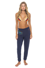 Palm Tree Festival Montecito 2026 Unisex Sweatpants Navy - front