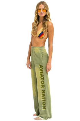 AN 3D WIDE LEG POCKET SWEATPANTS