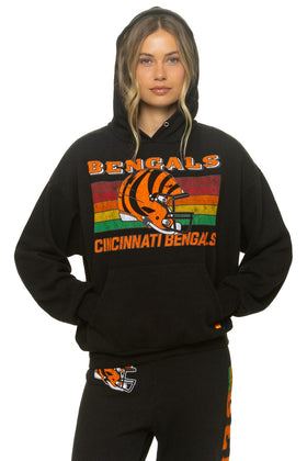 CINCINNATI BENGALS HELMET RELAXED PULLOVER HOODIE