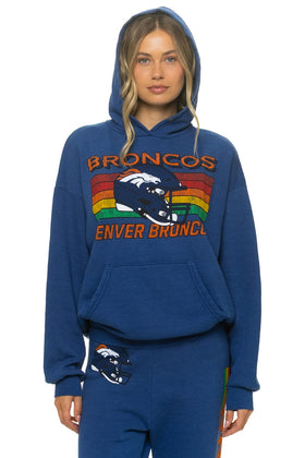DENVER BRONCOS HELMET RELAXED PULLOVER HOODIE