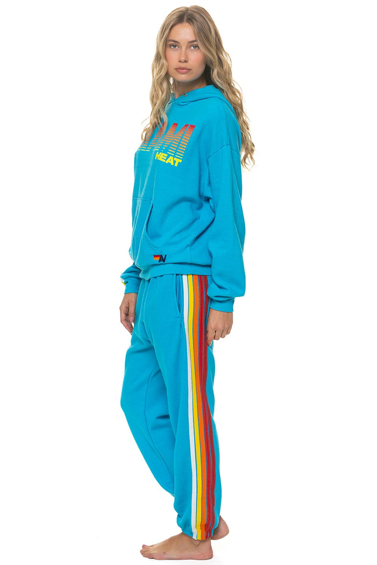 MIAMI HEAT 2026 UNISEX POCKET SWEATPANTS - NEON BLUE