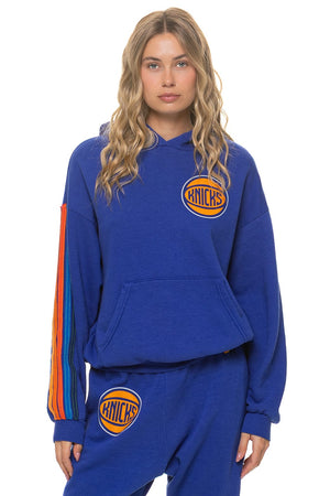 NEW YORK KNICKS 2026 RELAXED PULLOVER HOODIE - KNICKS BLUE