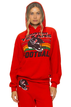 HOUSTON TEXANS HELMET RELAXED PULLOVER HOODIE