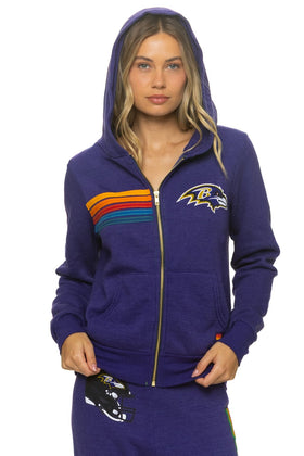 BALTIMORE RAVENS ZIP HOODIE