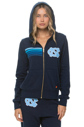 UNC 2026 5 STRIPE ZIP HOODIE