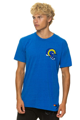 LOS ANGELES RAMS HELMET CREW TEE SHIRT