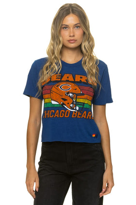 CHICAGO BEARS HELMET BOYFRIEND TEE