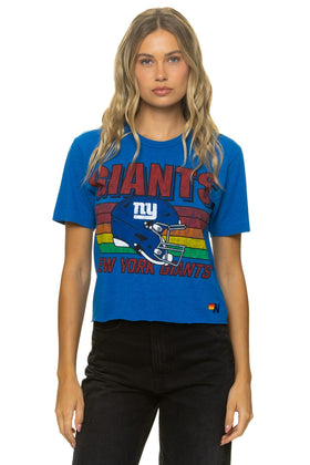 NEW YORK GIANTS HELMET BOYFRIEND TEE