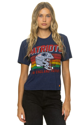 NEW ENGLAND PATRIOTS HELMET BOYFRIEND TEE