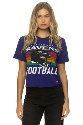 BALTIMORE RAVENS HELMET BOYFRIEND TEE
