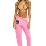 AVIATOR NATION ASPEN SWEATPANTS - NEON PINK Women's Sweatpants Aviator Nation 
