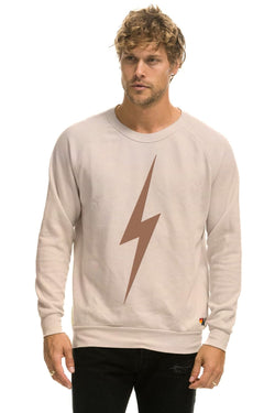 BOLT CREW SWEATSHIRT - SAND // MOCHA Sweatshirt Aviator Nation 
