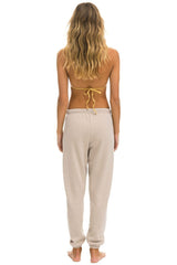 BOLT SWEATPANTS - SAND // MOCHA Women's Sweatpants Aviator Nation 