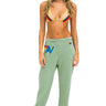 LOGO STITCH SWEATPANTS - SAGE Women's Sweatpants Aviator Nation 