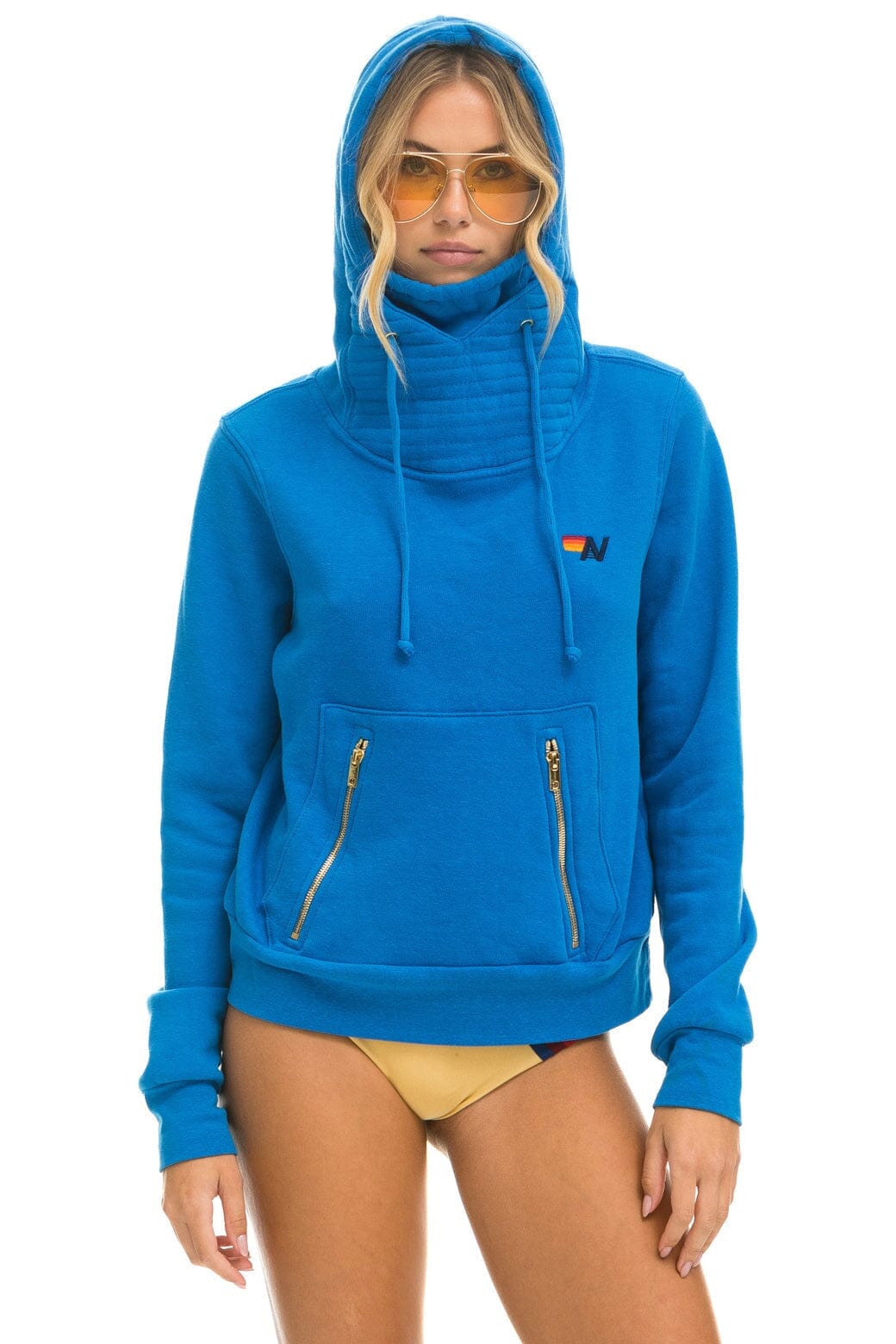 NINJA PULLOVER HOODIE - OCEAN Hoodie Aviator Nation 