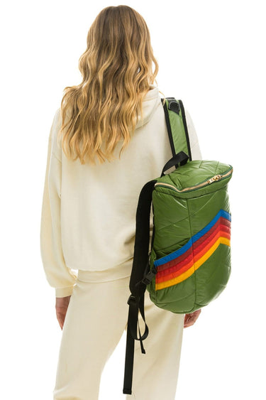 PEAK PUFFER BACKPACK - GARDEN GREEN Backpack Aviator Nation 