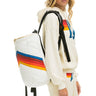 PEAK PUFFER BACKPACK - WHITE Backpack Aviator Nation 