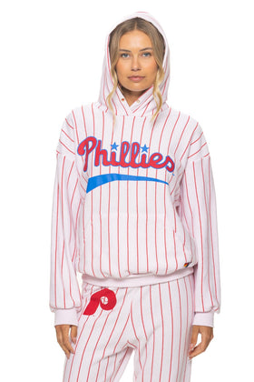 PHILADELPHIA PHILLIES PINSTRIPE 2026 RELAXED PULLOVER HOODIE