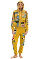PRESALE: VINTAGE PATCH SWEATPANTS - KHAKI Women's Sweatpants Aviator Nation 
