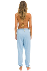 RAINBOW HEART STITCH SWEATPANTS - ICE Women's Sweatpants Aviator Nation 