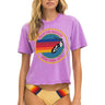 SIGNATURE NEW YORK CITY BOYFRIEND TEE - NEON PURPLE Boyfriend Tee Aviator Nation 