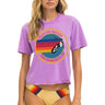SIGNATURE SAN FRANCISCO BOYFRIEND TEE - NEON PURPLE Boyfriend Tee Aviator Nation 