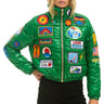 VINTAGE PATCH APRES PUFFER JACKET - AMAZON GLOSSY Women's Outerwear Aviator Nation 